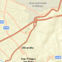 San Filippo del Mela Street Map