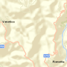 Venetico Superiore Street Map
