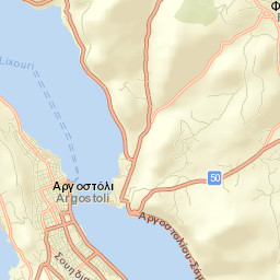 Argostólion Street Map