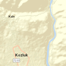 Kozluk İlçesi Street Map