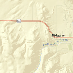 Ouray County Street Map