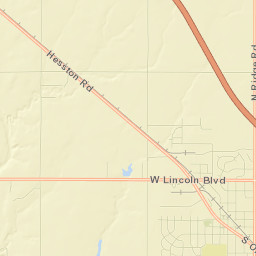Hesston Street Map