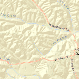Owingsville Street Map