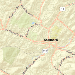 Staunton Street Map