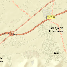 Granja de Rocamora Street Map