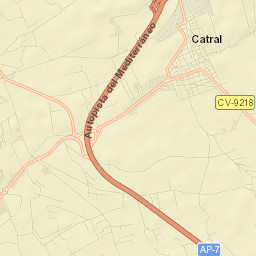 Catral Street Map