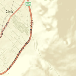 Cinisi Street Map