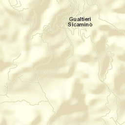 Gualtieri Sicaminò Street Map