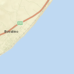 Bovalino Street Map