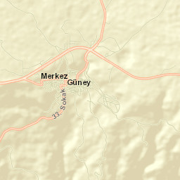 Güney İlçesi Street Map