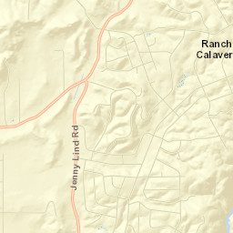 Rancho Calaveras Street Map