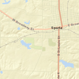 Sparta Street Map