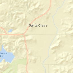Santa Claus Street Map