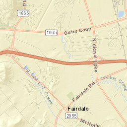 Fairdale Street Map