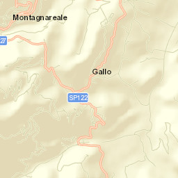 Montagnareale Street Map