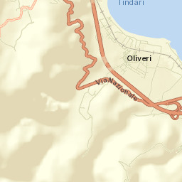 Oliveri Street Map