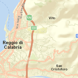 Reggio Calabria Street Map