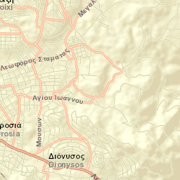 Diónysos Street Map