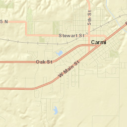 Carmi Street Map