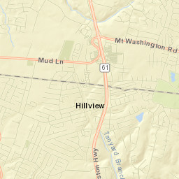 Hillview Street Map