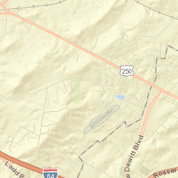 Fishersville Street Map