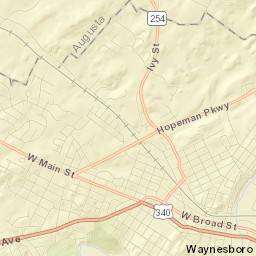 City of Waynesboro Street Map