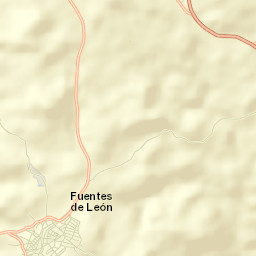 Fuentes de León Street Map