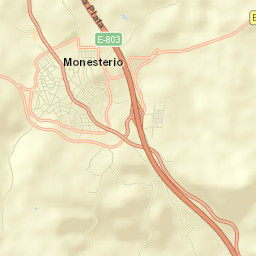 Monesterio Street Map
