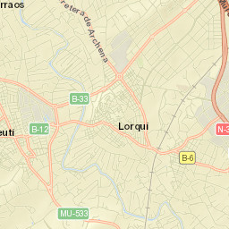 Lorquí Street Map