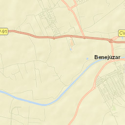 Benejúzar Street Map