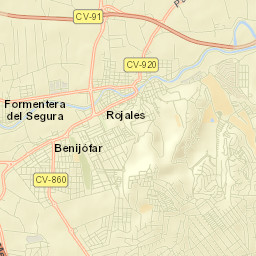 Rojales Street Map