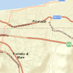 Ficarazzi Street Map