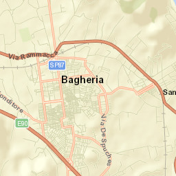 Bagheria Street Map