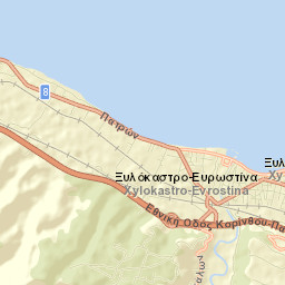 Xylókastro Street Map