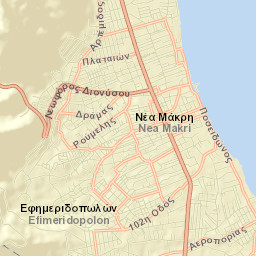 Néa Mákri Street Map