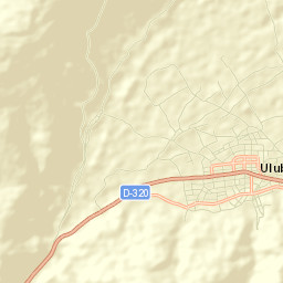 Uluborlu Street Map