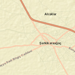 Şarkîkaraağaç Street Map