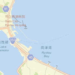 Ryōtsu-minato Street Map
