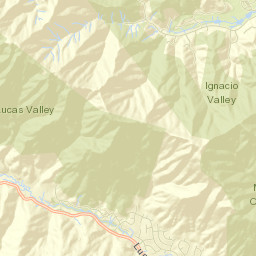 Lucas Valley-Marinwood Street Map