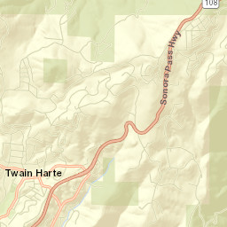 Twain Harte Street Map