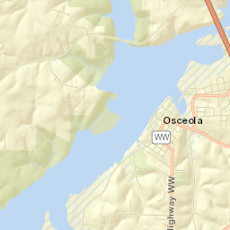 Osceola Street Map