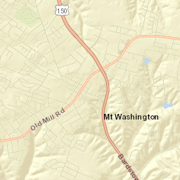 Mount Washington Street Map