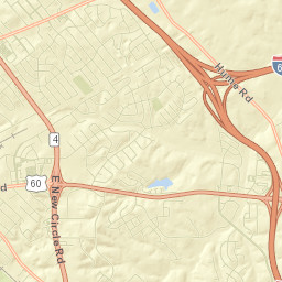 Lexington-Fayette Street Map