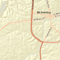 Mount Sterling Street Map