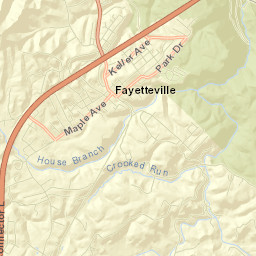 Fayetteville Street Map