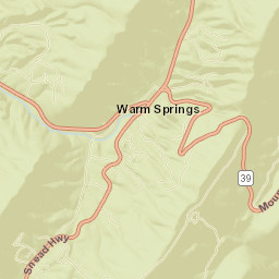 Warm Springs Street Map