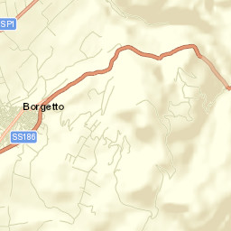 Borgetto Street Map