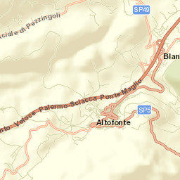 Cannizzaro-Favara Street Map