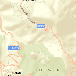 Galati Mamertino Street Map