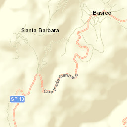 Basicò Street Map